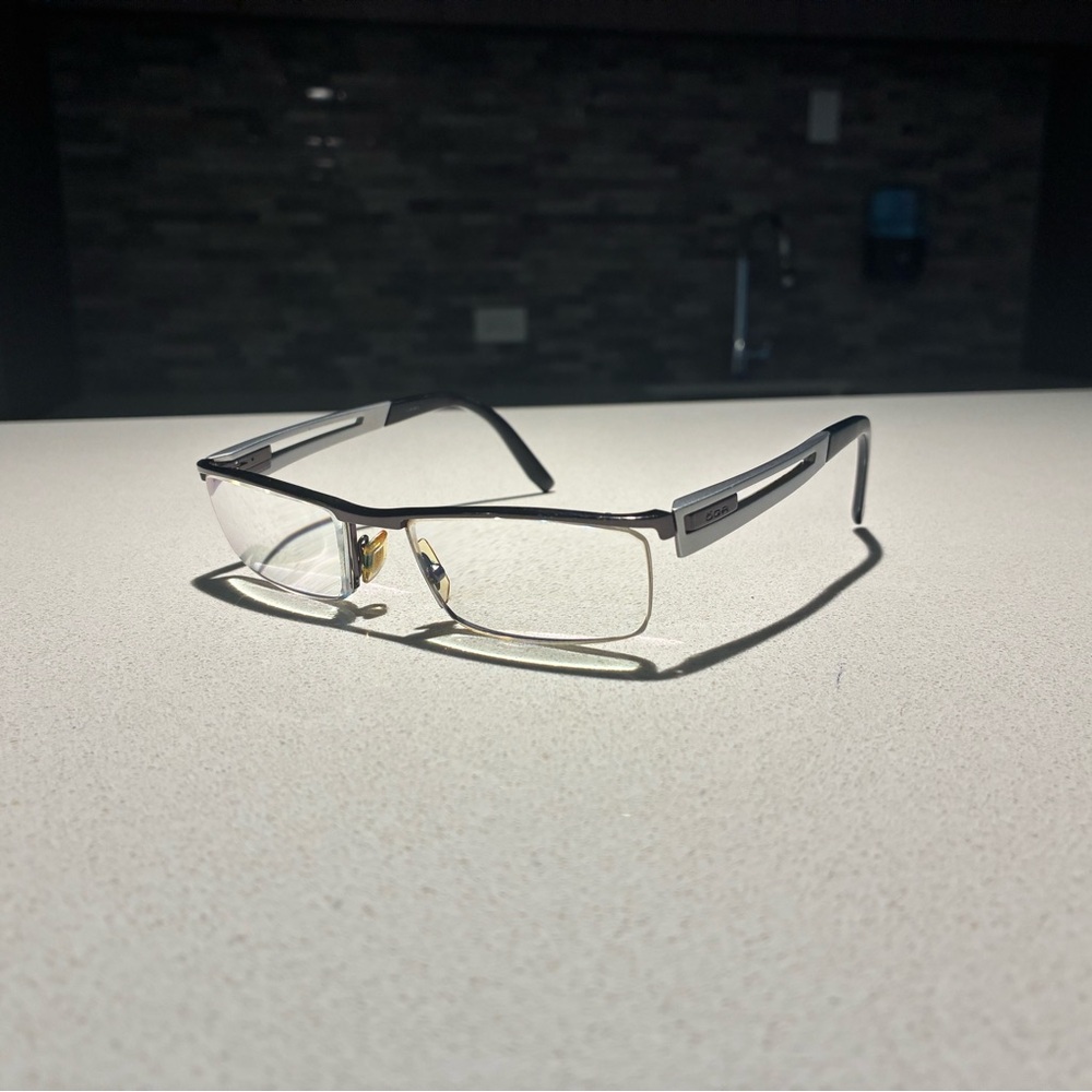 OGA Stylish Black and Silver Men's Glasses